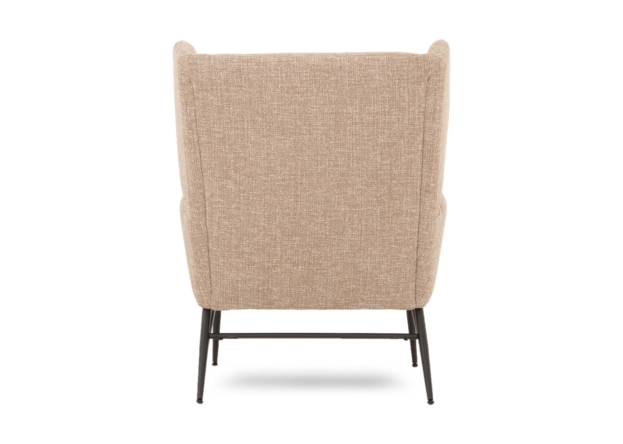 Beige Accent Armchair & Footstool Set - Boston - EZ Living Furniture