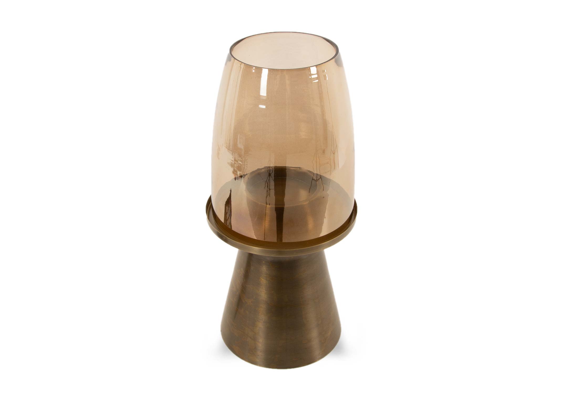 Small Brass Candle Holder - Cloud